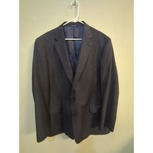 Turnbury Blazer Sport Coat Mens Blue/Black Check Size 50L
